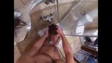 Dusche, Blowjob, Haarjob, Sperma auf Haar snapshot 5