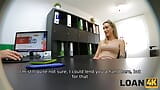 LOAN4K. Vixen mit sexy augen und langen beinen wirft ein bein im büro des gläubigers snapshot 9