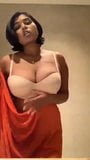 Big boob South Indian girl snapshot 2