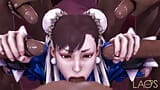 Chun-Li Serving All The Dark Boners snapshot 15