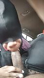 Masked Black Slutt sucks me off in car for assisting her with Rent and Bills!! snapshot 8