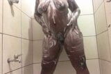 Tiener betrapt op masturberen onder de douche voor de camera snapshot 9