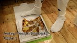 Having Fun With Pizza & Soccer Socks snapshot 1