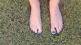 ASMR Toes in grass snapshot 1