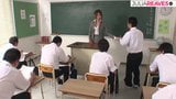 Strict teacher fucks her students snapshot 2