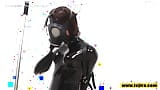 Fejira com - monoglove bondage en gasmasker vibrators orgasme spelen snapshot 8