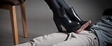 My boots crush his balls until he cums - clothedpleasures snapshot 8