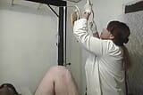 Horny nurse playing with blindfolded patient dick snapshot 8