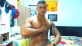 Muscle Latino Jerking Off - Special snapshot 7