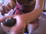 Lavender Rayne's Interracial Footjob snapshot 1