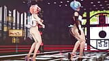 Mmd R-18 Anime Girls Sexy Dancing Clip 228 snapshot 10