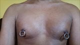 6 gauge nipple rings pecs muscle flex snapshot 4