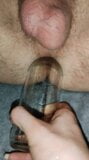 Bottle Glass in his ass snapshot 2