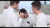 Three Bored Mormon Boys Suck Each Other Off snapshot 2