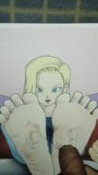 Android 18 (Dragon Ball Z) Feet Cum Tribute snapshot 7