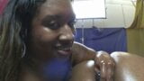 Phat and Haitian are two ebony Lesbians who fuck with toys snapshot 17