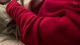 Cumming with layers of soft fleece hoodies and sweatpants snapshot 9