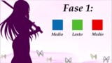 Spanish JOI Demon Slayer, masturbation training game. snapshot 11