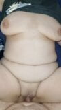 Sexy bbw britânica esposa recebendo creampied e grandes mamas balançando snapshot 8