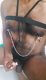 cock edging with nipple clamp snapshot 8