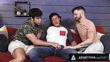 ADULT TIME - Bicurious Dalton Riley Lets Gay Best Friends Seduce Him Into Threesome! FIRST BAREBACK! snapshot 6