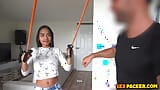 Leite atropela fofa digital nomad virgem petite latina bebê em treino privado snapshot 5