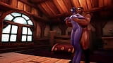 Девушка Draenei мастурбирует до бедра - warcraft пародия snapshot 4