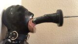 Rubber Pig Throat Fucked by Machine : Slime Edition snapshot 6