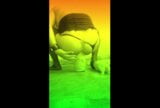 Shemale Elizabeth dilata il suo ano con passione, il culo gigante della trans ingoia un dildo gigante snapshot 14