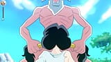 Kame paradise 3 - videl chupa una polla enorme (escena de sexo videl) snapshot 10