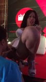 Latina shemale gets sucked on stage snapshot 2