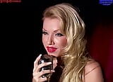 Erotique Entertainment - blonde bombshell Angie Savage sultry lounge singer lifts dress rubs her wet pussy EroticSexFantasies snapshot 6