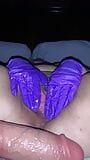 Vuile meid Maya Lane's eerste poging tot gapend nat strakke roze poesje met vingers en monster dildo snapshot 14