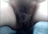 Mature hairy cunt, amateur, close-up snapshot 2