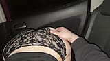 fucking with a guy's friend in the car snapshot 3