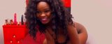 Afro babe met echte grote reet voor het eerst anaal op camera snapshot 1