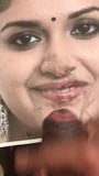 Keerthi Suresh close -up gezicht cumtribute snapshot 4