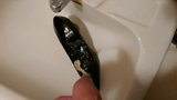 Piss in wifes black stiletto heel snapshot 5