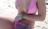 walks on the beach and masturbates on the sand fingering on the beach snapshot 15