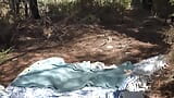 An Algerian woman gets a hard fuck in the forest in Marseille snapshot 12