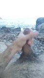 Greek hairy cock cumming at the beach snapshot 3