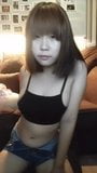 Cute Thai girl shows her nice big tits and body during chat snapshot 3