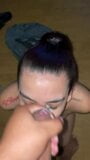 Latina getting a BBC Facial snapshot 1