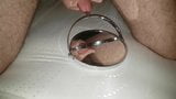 Urethral fuck a mirror and cumshot, urethral sounding. snapshot 8