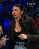 WWE - Billie Kay talks to Ruby Riott backstage at Smackdow snapshot 5