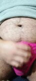 thick cock pink panties ejaculating snapshot 7