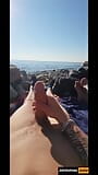 johnholmesjunior caught shooting massive cum load at white rock nude beach with strangers watching snapshot 3