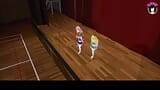 3 sexy cheerleaders dansen en tonen slipje snapshot 1