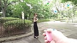 Piękna żona, która przyjechała do Tokio w poszukiwaniu penisa nieznajomego, zostaje zerżnięta głęboko w pochwie snapshot 5