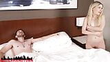 Secretary wakes up next to her boss on work trip snapshot 7